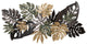 Pannello Antique Leaf 133x10x67 cm in Ferro Multicolor