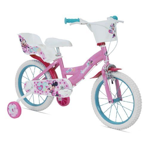 Bicicletta mandelli 120165110 minnie con rotelle fucsia e bianco