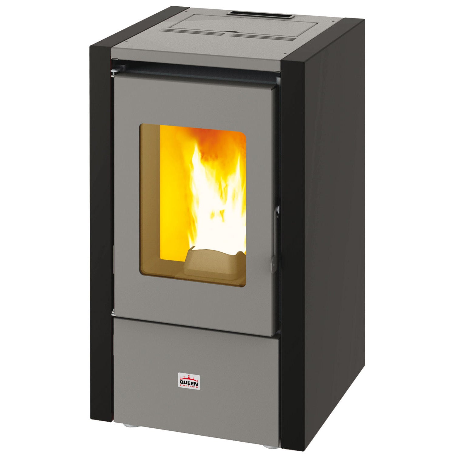 Stufa A Pellet Queen Mignon Nera 5,5Kw