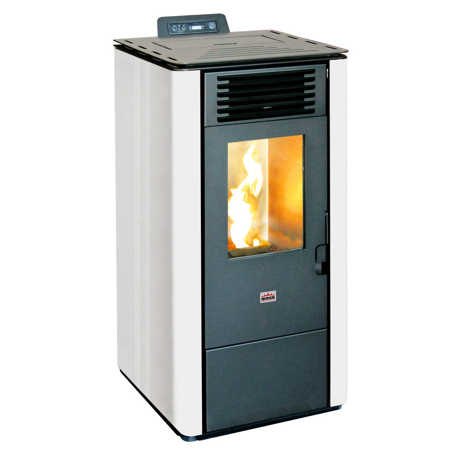 Stufa A Pellet Queen Bianca  9Kw