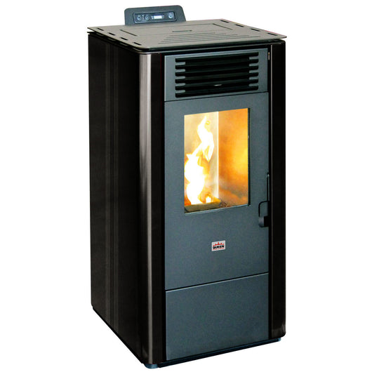 Stufa A Pellet Queen Nera 9Kw