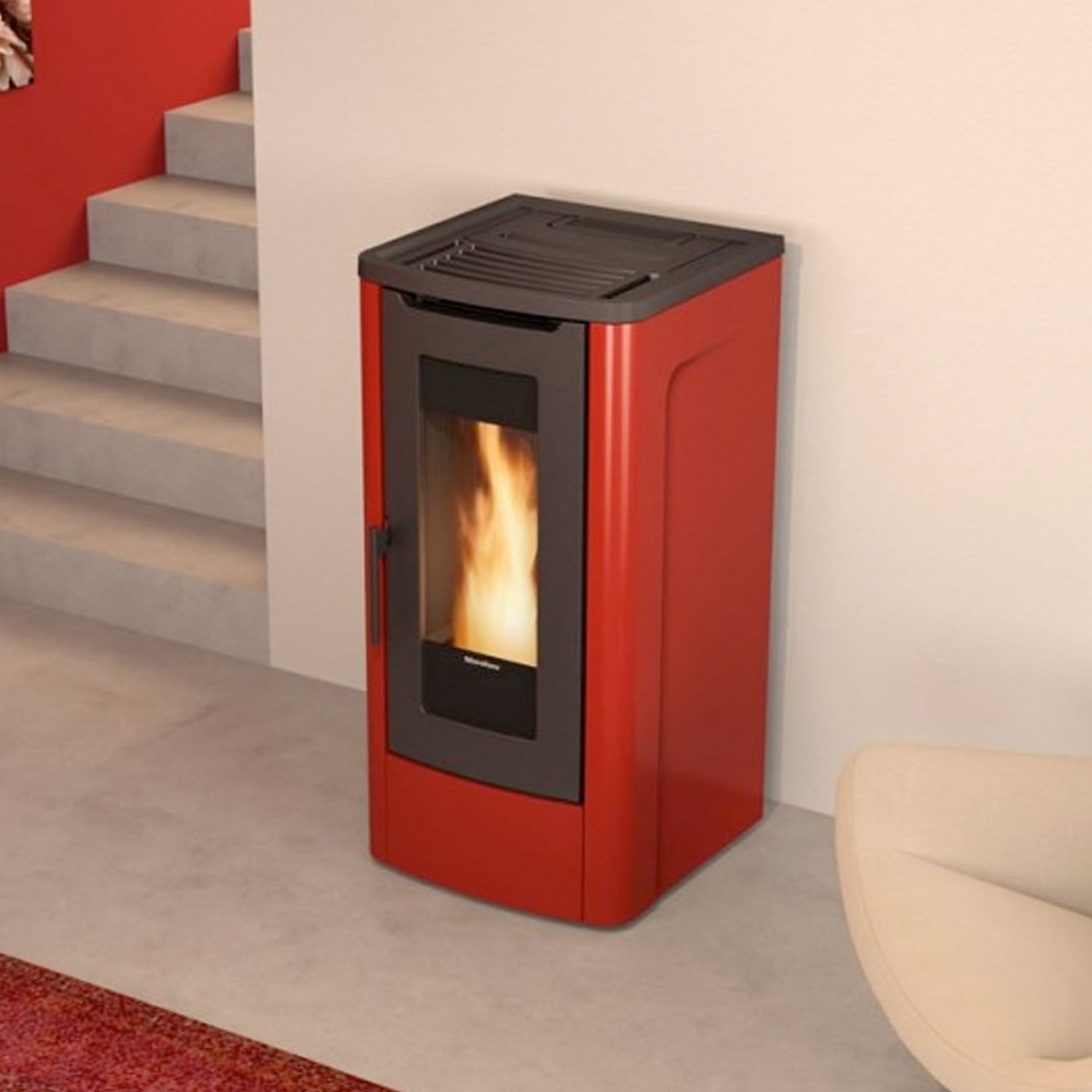 Stufa A Pellet Cuore Caldo Slim 8Kw