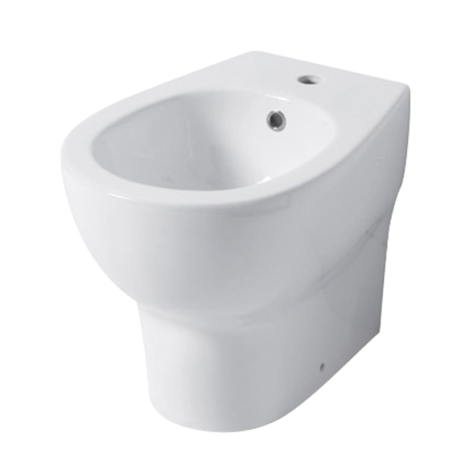 Santari filomuro serie Touch54 in ceramica bianca con coprivaso chiusura softclose- Disegno Ceramica