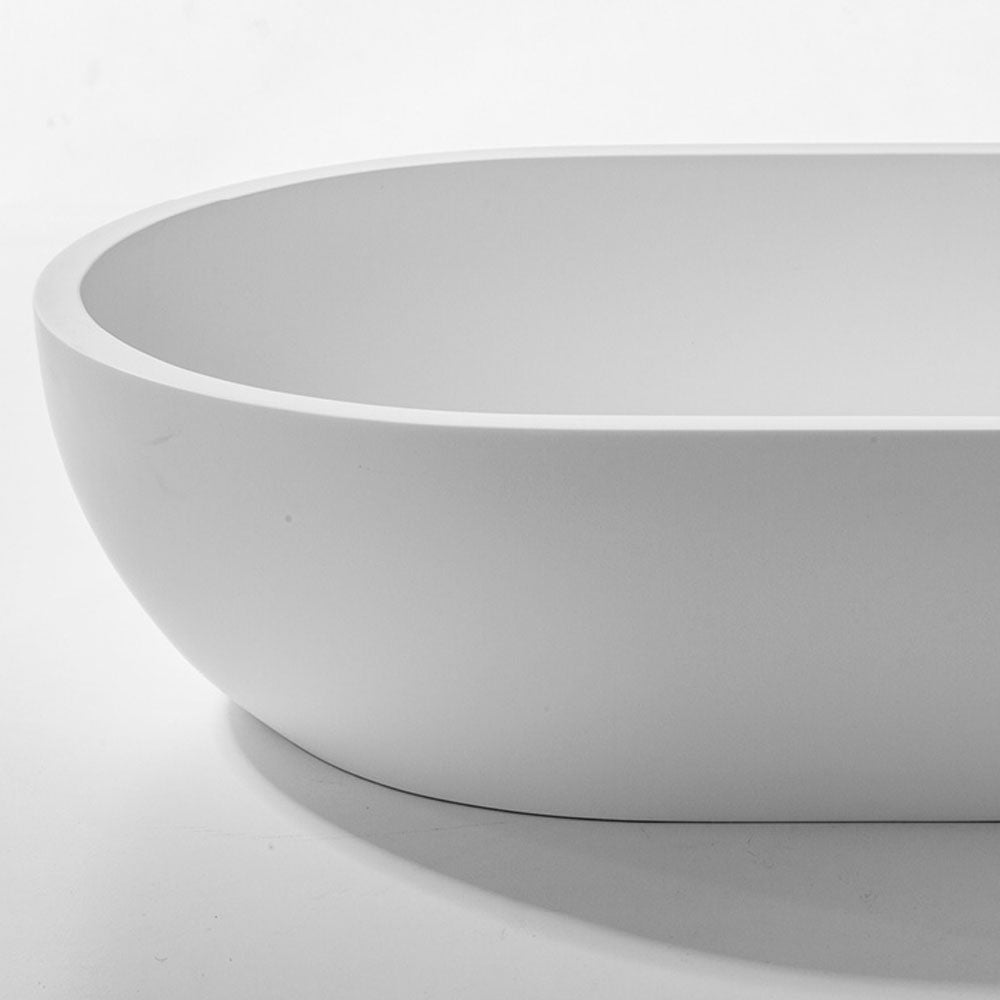 Lavandino da appoggio 'Pool Basin' in Istone cm 58x38x14,5h by Cipi