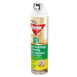 Baygon spray insetticida extra precision per formiche e scarafaggi 3 flaconi da 400 ml ciascuna