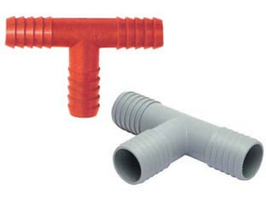 25pz raccordi portagomma a "t" in plastica - ? mm.14 fer24822