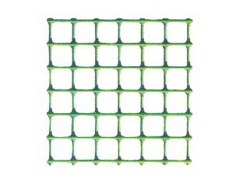 1 pz rete elettrosaldata plastificata verde "esaplax" maglia mm.12x12 maglia mm.12x12 filo ? mm.1,3 esterno - cm.100h. fer33534