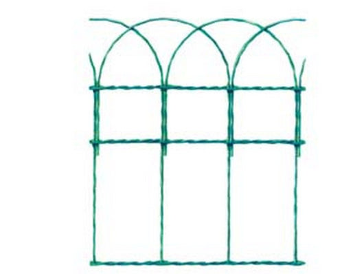 1 pz rete plastificata verde "arcoplax" - cm.40h. filo verticale 3,2 orizzontale 2,2 fer33541