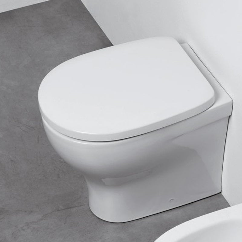 Wc filoparete con scarico traslato senza brida cm 54,5 Pratica by Azzurra sedile soft close