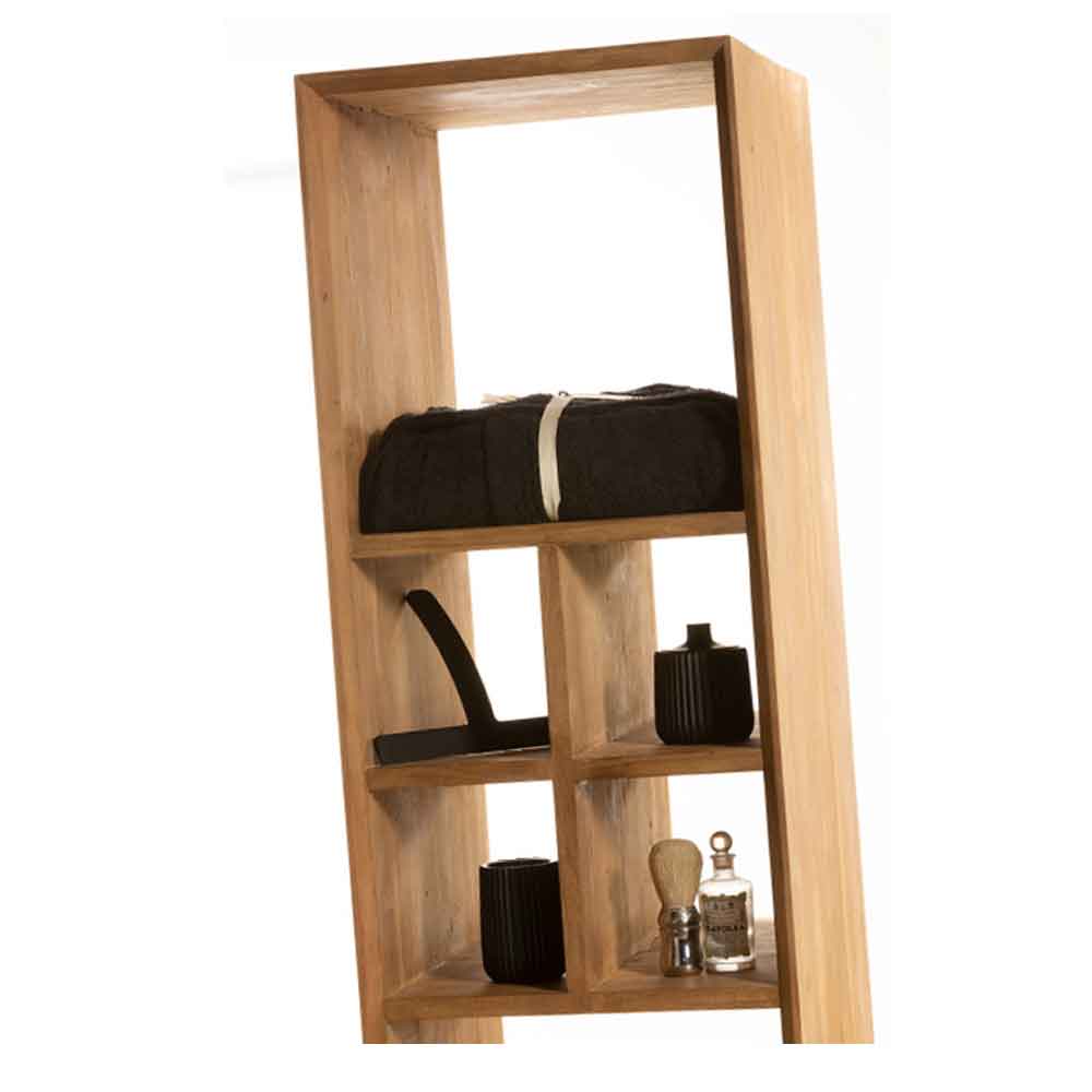 Colonna da bagno in teak CIPI PADAT CABINET 40.5X45 Altezza 180 cm