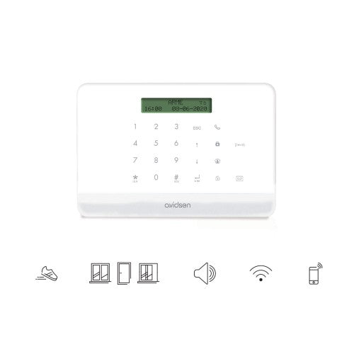 Avidsen HomeSecure - Allarme connesso WIFI / GSM senza fili 127055