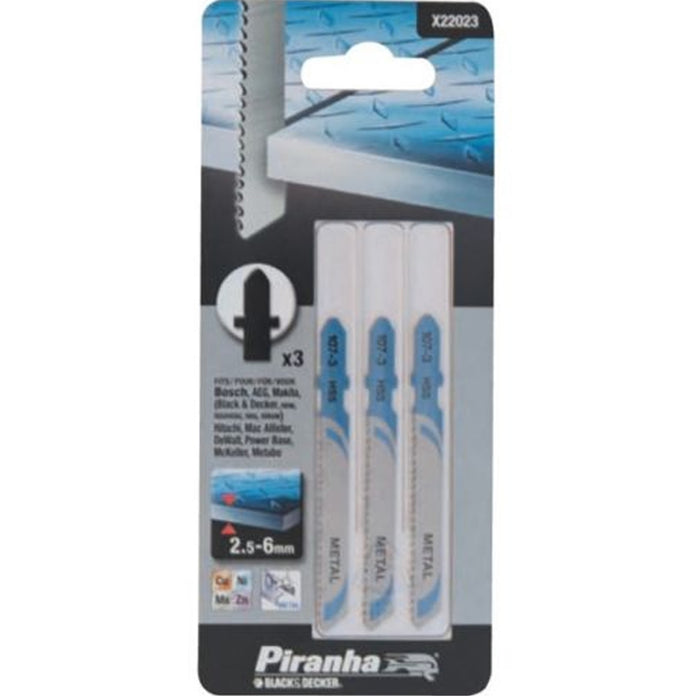 Lame per metallo piranha x22033 mm 75 black and decker