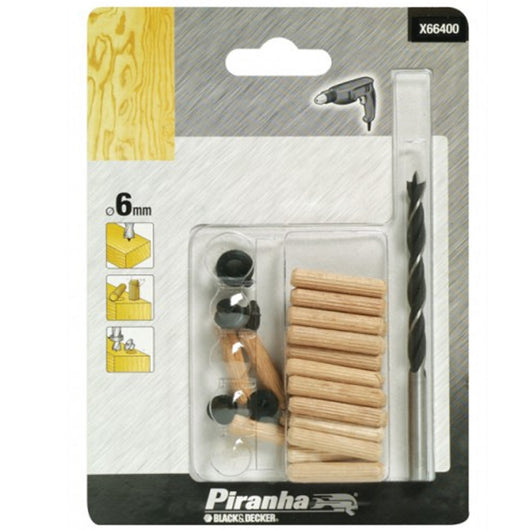 Kit per spinatura con punta da 6 mm piranha x66400