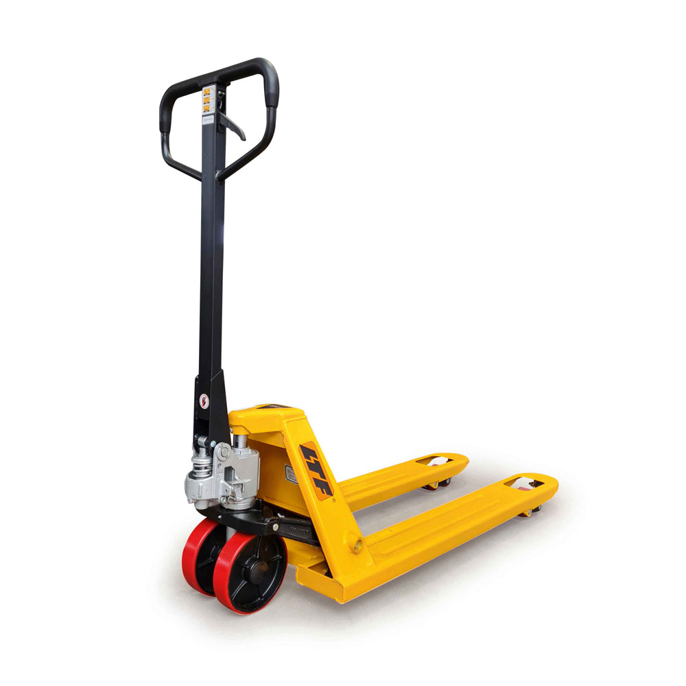 TRANSPALLET MANUALE PORTATA 2500KG FORCHE CORTE 810mm LTF