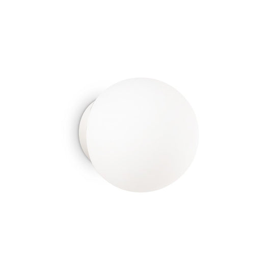 Applique Moderna Mapa Vetro Bianco 1 Luce G9 3W 3000K Luce Calda