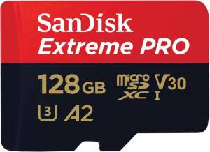 Extreme pro microsdxc 128gb + sd - SDSQXCD-128G-GN6MA