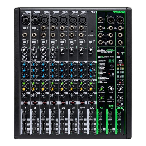 Mixer disc jockey mackie profxv3 series 12 canali black - 0663961057911