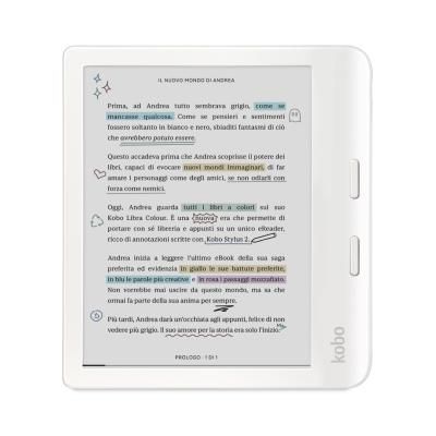 Kobo ebook-reader ebookreader libra colour white (n428-ku-wh-k-ck) - 151446