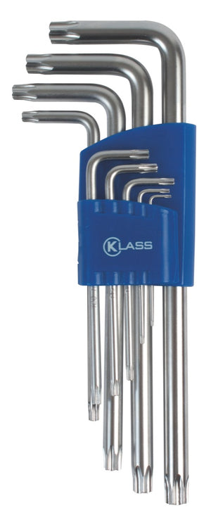 Serie 9 pz chiavi torx custodia