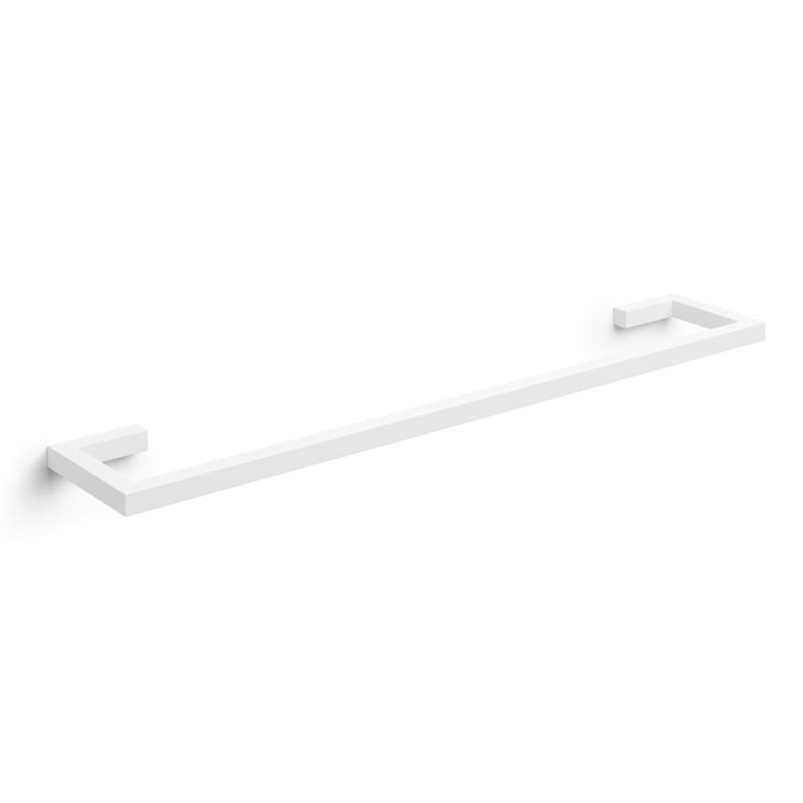 Porta Asciugamani Bagno in Acciaio Inox Verniciato Bianco Lineabeta collezione  Grela cm 60