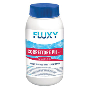 CORRETTORE GRANULARE DI PH- PER PISCINE RIDUCE IL PH DELL'ACQUA 1KG FLUXY