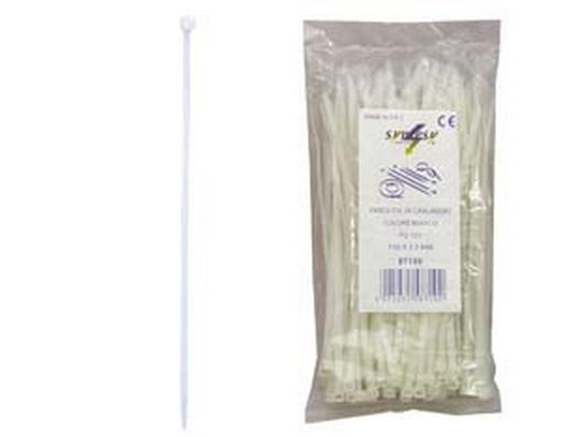 1blister fascette nylon naturale - mm.2,5x100 fer87094