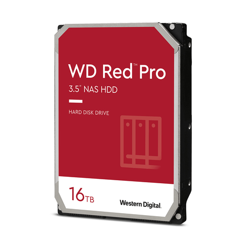 Western digital hdd red pro 16tb 3,5 7200rpm sata 6gb/s 256mb cache - WD161KFGX