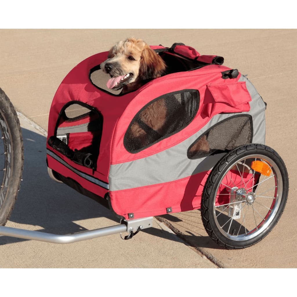 PetSafe Rimorchio da Bici per Cani Happy Ride M Rosso cod 12247