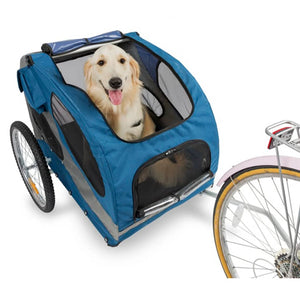 PetSafe Rimorchio da Bici per Cani Happy Ride L Blu 444460