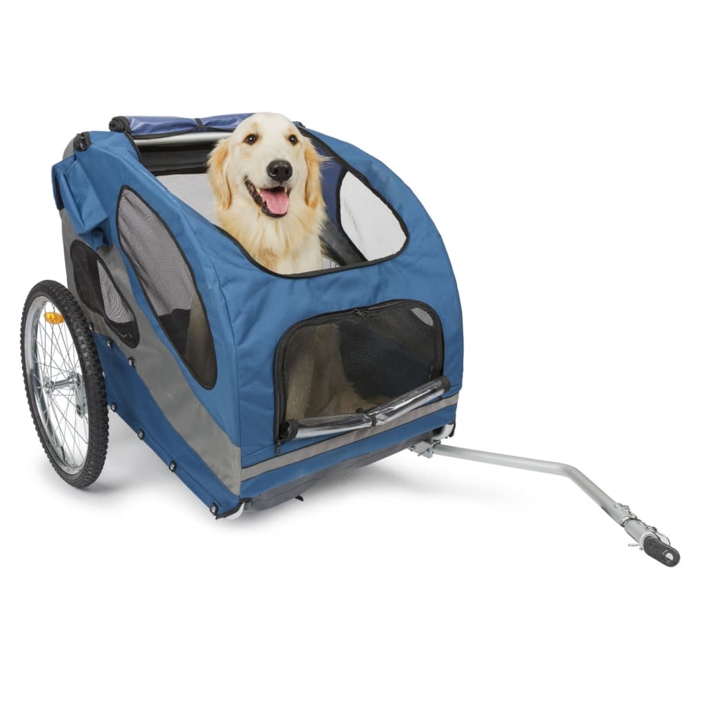 PetSafe Rimorchio da Bici per Cani Happy Ride L Blu 444460