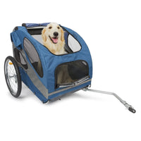 PetSafe Rimorchio da Bici per Cani Happy Ride L Blu 444460