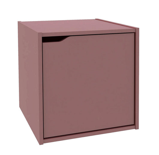 Cubo Composite con Anta 35x35x35 cm in Compensato  Mattone