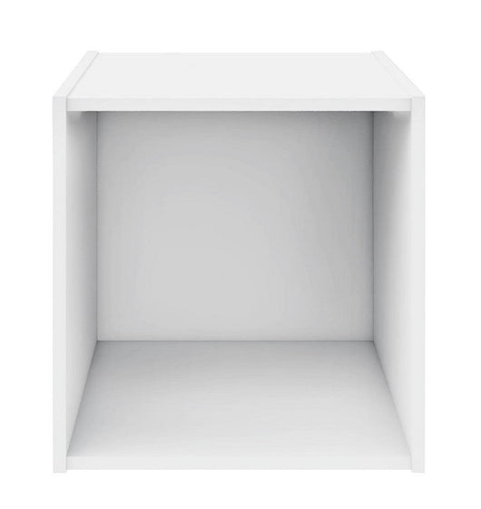 Cubo Composite  35x35x35 cm in Compensato  Bianco