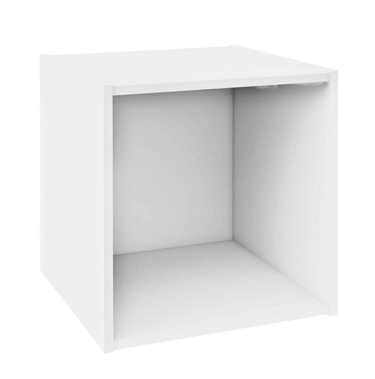 Cubo Composite  35x35x35 cm in Compensato  Bianco