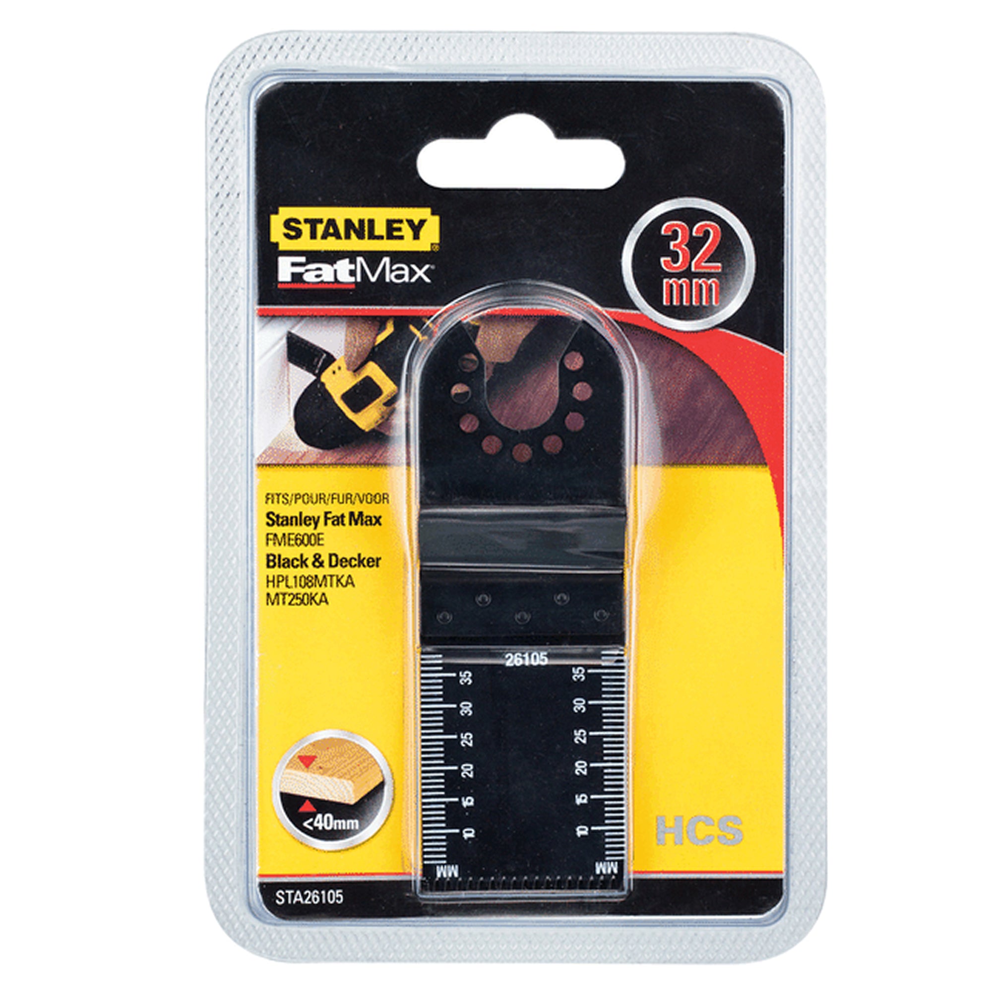 Lama di precisione hcs 32x40 mm stanley sta26105