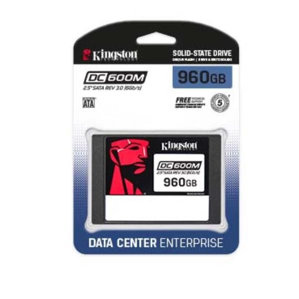 Kingston technology drive ssd sata di classe enterprise dc600m (impiego misto) 2,5" 960g - SEDC600M/960G