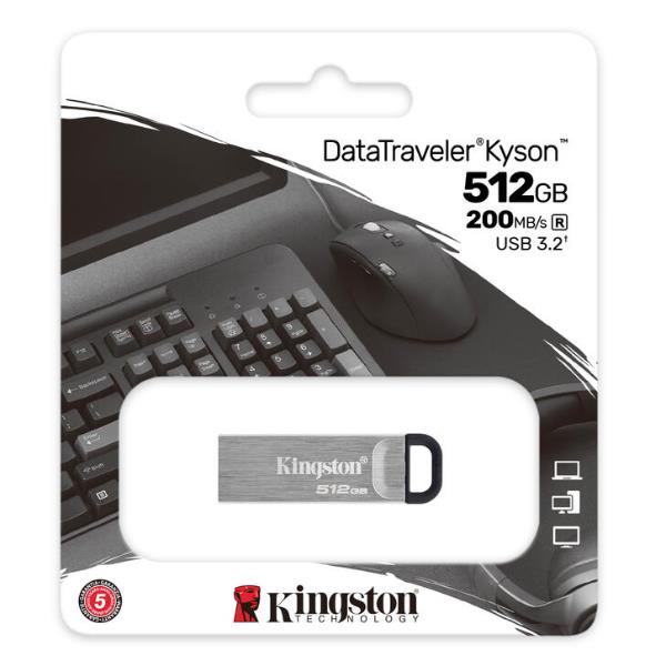 Kingston technology datatraveler drive flash usb kyson da 512gb - DTKN/512GB