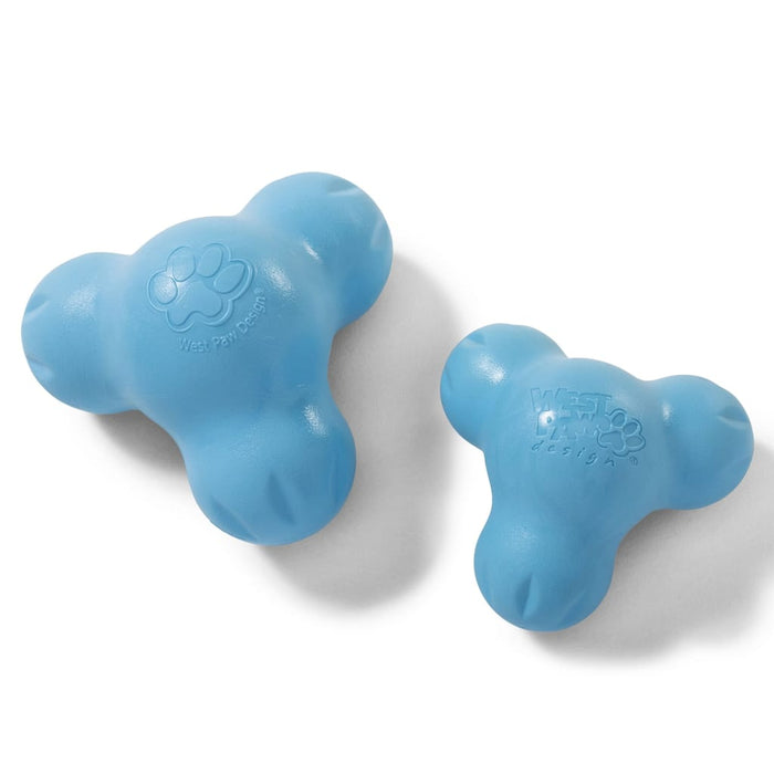 West Paw Giocattolo per Cani con Zogoflex Tux Blu Acqua S