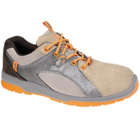 Scarpe sneakers pelle scamosciata s1p taupe tg 40 beta