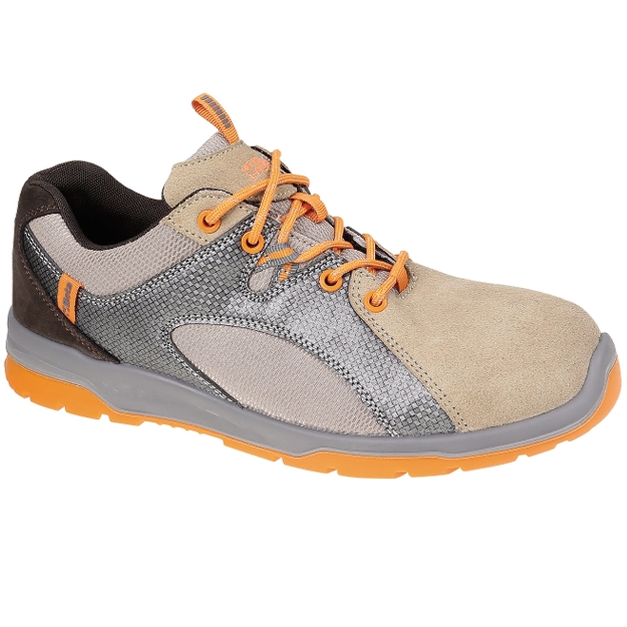 Scarpe sneakers pelle scamosciata s1p taupe tg 40 beta