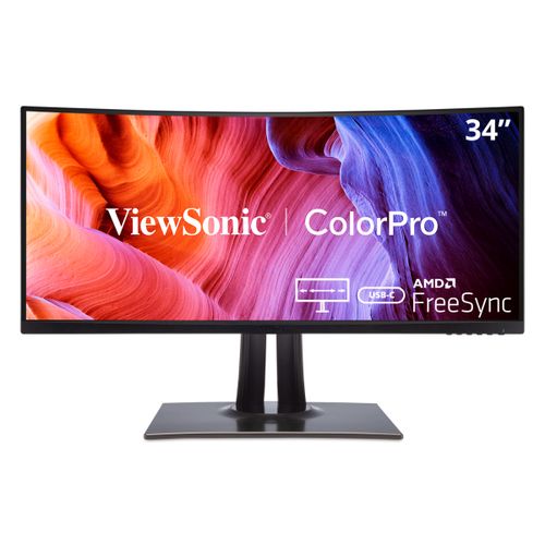 Viewsonic vp series vp3481a monitor pc 86,4 cm (34") 3440 x 1440 pixel wide quad hd led nero