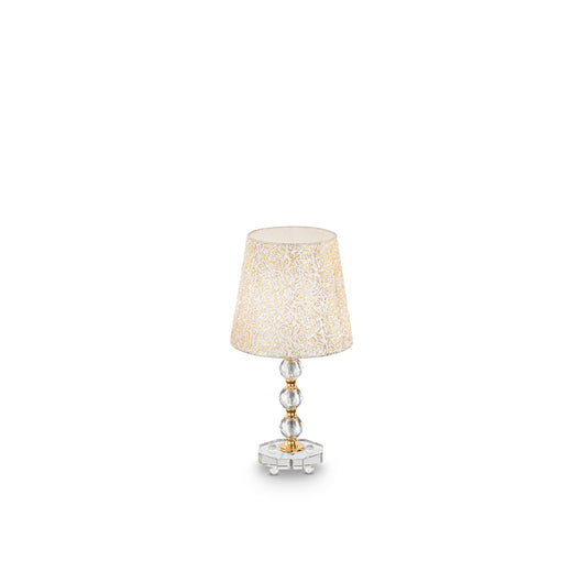 Lampade Da Scrivania - Ufficio Classico Queen Metallo Oro 1 Luce E27 Medium