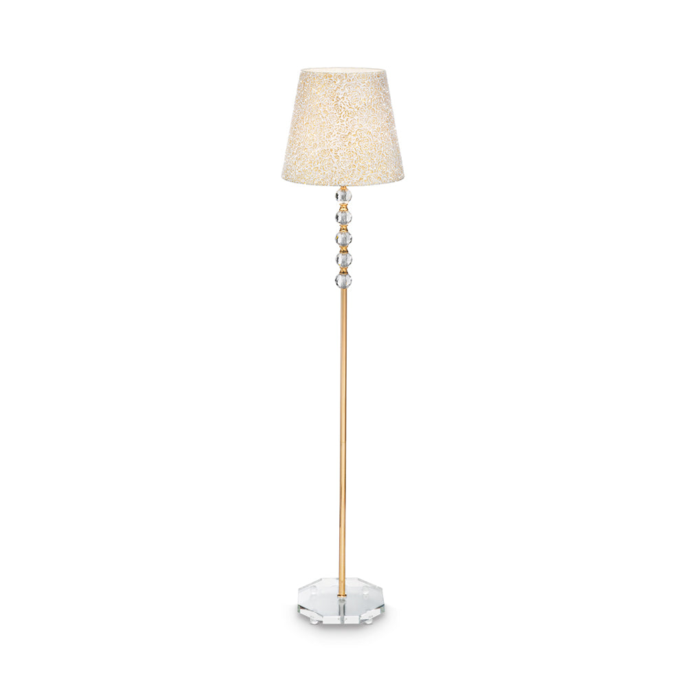 Piantana Classica Queen Metallo Oro 1 Luce E27