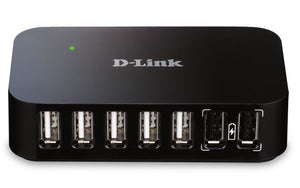 D-link dub-h7 usb 2.0 type-b 480 mbit/s nero