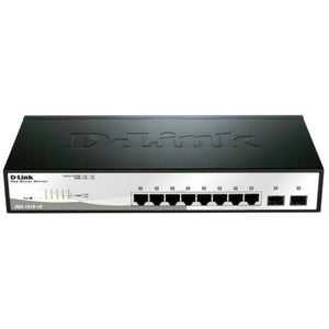 D-link dgs-1210-10 switch di rete gestito l2 gigabit ethernet (10/100/1000) 1u nero, grigio - DLINE000063