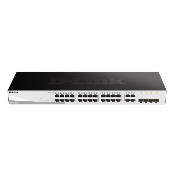 D-link dgs-1210-28p gestito l2 gigabit ethernet (10/100/1000) supporto power over ethernet (poe) 1u