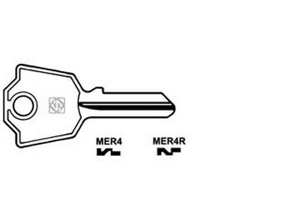 10pz chiavi per cilindri meroni 5 spine piccole - mer4 dx fer53143