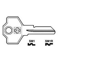20pz chiavi per cilindri simeca 5 spine piccole - sm1 sx fer54348