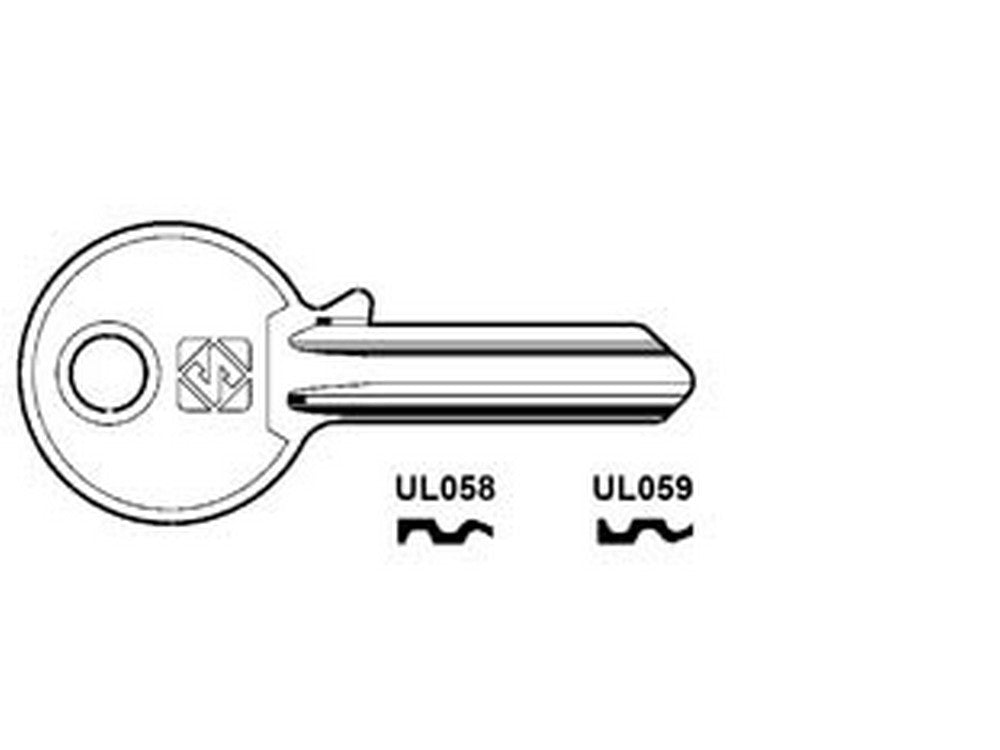 100pz chiavi per cilindri universal 5 spine piccole - ul058 dx  fer54621