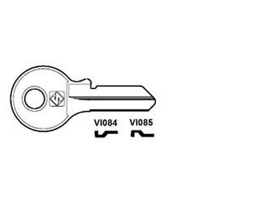 10pz chiavi per cilindri viro 4 spine piccole - vi085 sx fer54805